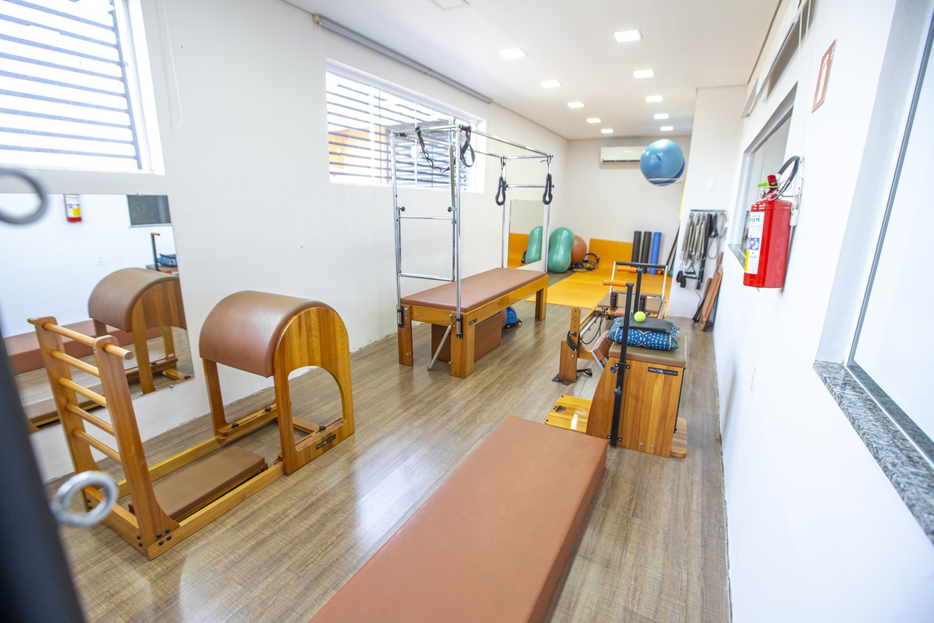 Aula de Pilates na S1 Academia